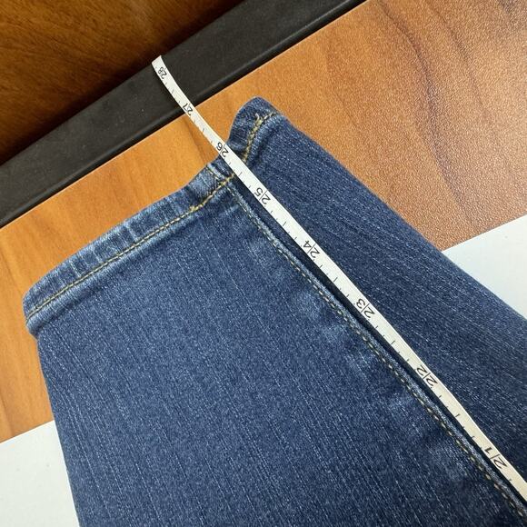 Torrid Womens Blue Denim Medium Wash Sky High Skinny Jeans Size 24r Plus Stretch - Picture 8 of 8